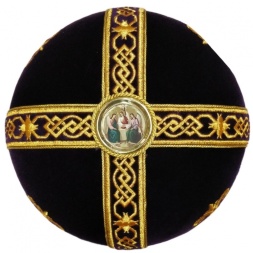 Mitră „Cruce” violet