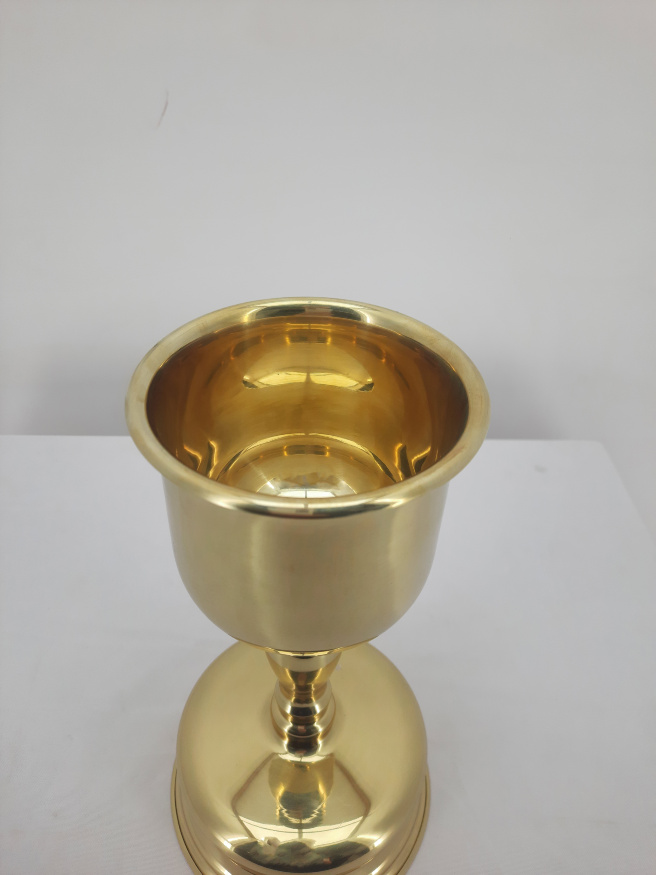 Potir cupă 0,25l, alamă, înălțime 24cm