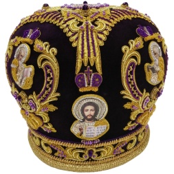 Mitra „Coroană” violet