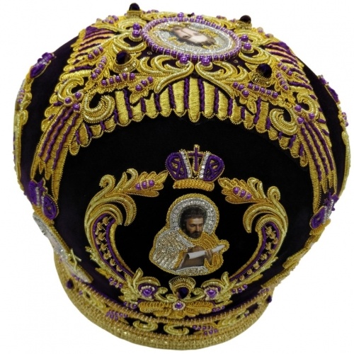 Mitra „Coroană” violet