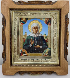 Icoana Sfintei Fericitei Matrona 19×17