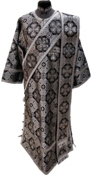 Stihar diaconesc cu orar dublu și manșete