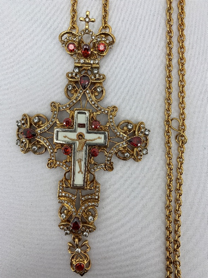 Cruce pectorală 16x8cm, aurire