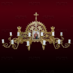 Aplică pentru douăsprezece lumânări cu icoană No.57