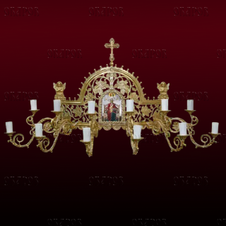 Aplică pentru douăsprezece lumânări cu icoană No.57