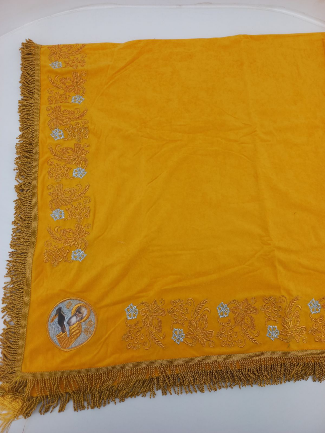 Ornament „Spicul” cu Evangheliști, cu franjuri simple