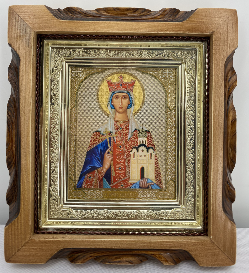 Icoana Sfintei Mucenițe Ludmila 19х17