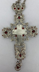 Cruce pectorală 16x8cm, nichel