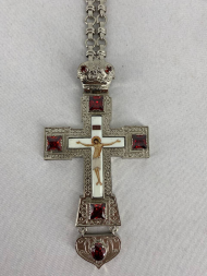 Cruce pectorală 13x7cm, nichel