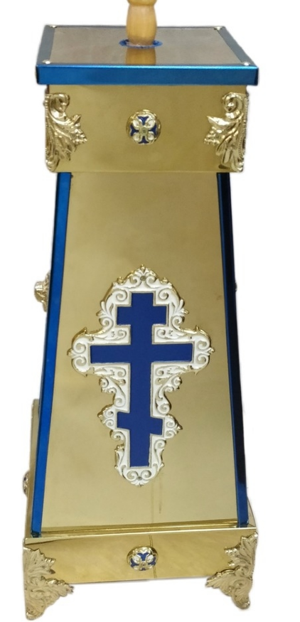 Suport 35×35cm bază 24×24cm partea superioară (înălțime 84cm)