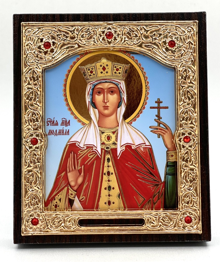 Icoana Sfânta Muceniță Ludmila a Boemiei 11x13