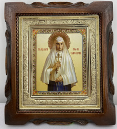 Icoană a Sfintei Mucenițe Cuvioasei Marii Cneaghine Elizaveta 19x17