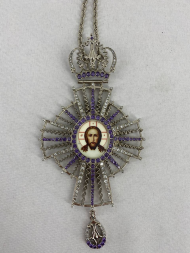 Cruce pectorală 17x9cm, nichel