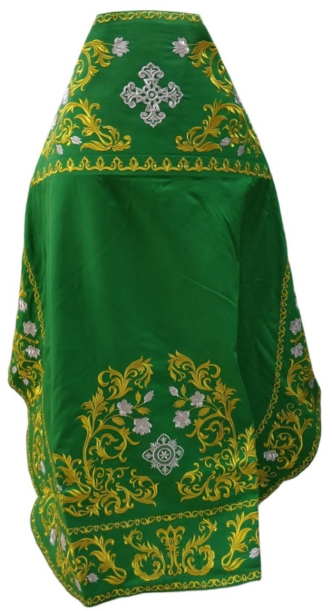 Vesminte preoțești brodate pe gabardină, broderie „Trandafir” cu galon brodat