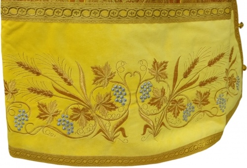 Stihar diaconesc cu broderie pe catifea Х32817