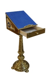 Analoi (amvon) cu sertar, 43,5x43,5, (Înălțime 126-106 cm)