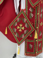 Veșminte preoțești brodate pe gabardin, broderie „Pisicuțe” cu galon brodat