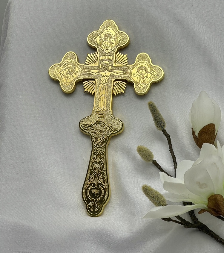 Cruce de altar, model chinezesc, No. 6, bilaterală, 28x16,5cm