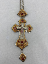 Cruce pectorală 16,5×7cm combinată No. 1