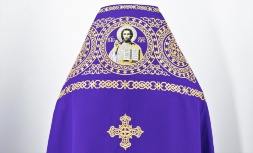 Vesminte preoțești brodate pe gabardină, broderie „Cerc” cu galon brodat