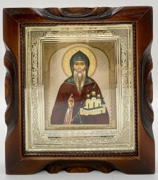 Icoană Sfântului Ierarh și Cneaz Oleg de Briansk 19x17