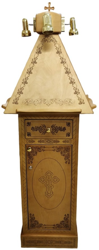 Analoi pentru kleros (lemn) 60x60cm, (înălțime 165-110cm)