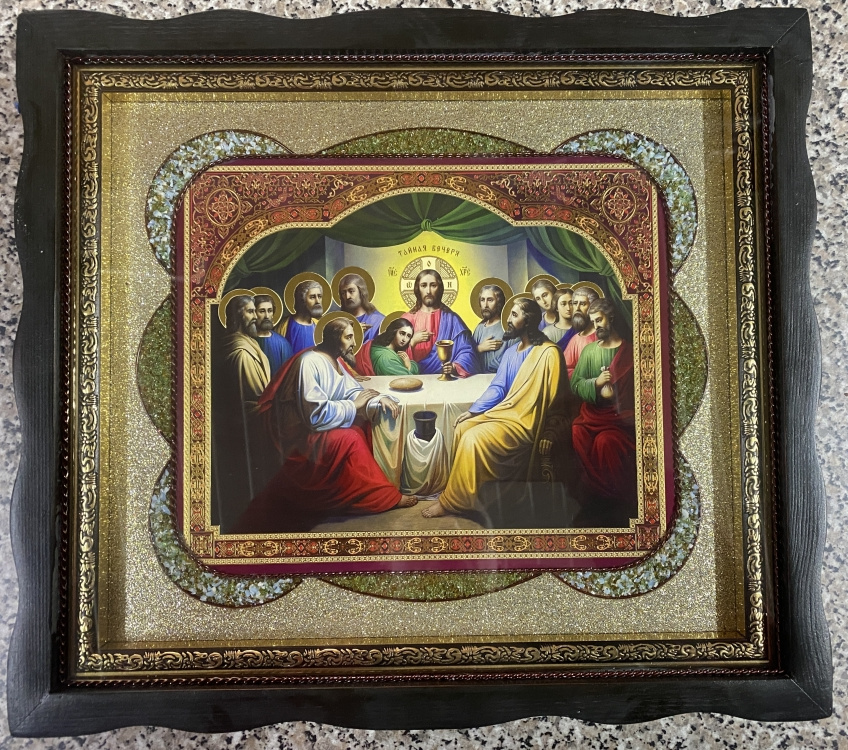 Icoană Cina cea de Taină No. 0007 37x33 cm