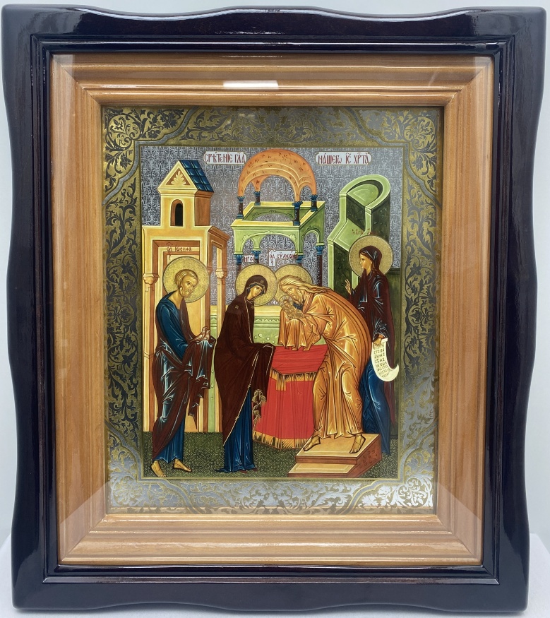 Chivot cu icoane interschimbabile ale celor douăsprezece Praznice 54×47cm