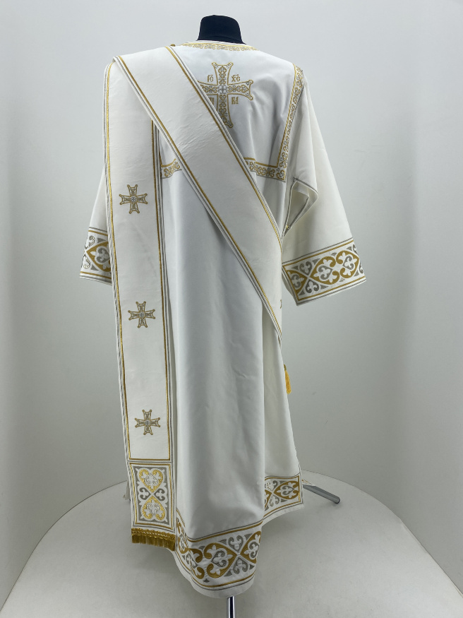 Stihar diaconesc, broderie „Inimioară”