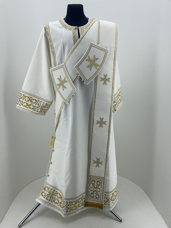 Stihar diaconesc, broderie „Inimioară”