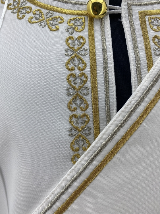 Stihar diaconesc, broderie „Inimioară”