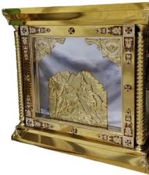 Veșmânt pentru Prestol 80x80cm (interior) colorat (icoane și colțuri)