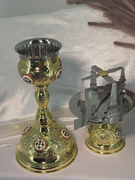 Potir-cupă cu accesorii (1343)