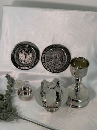 Set euharistic și accesorii 1l, nichelat