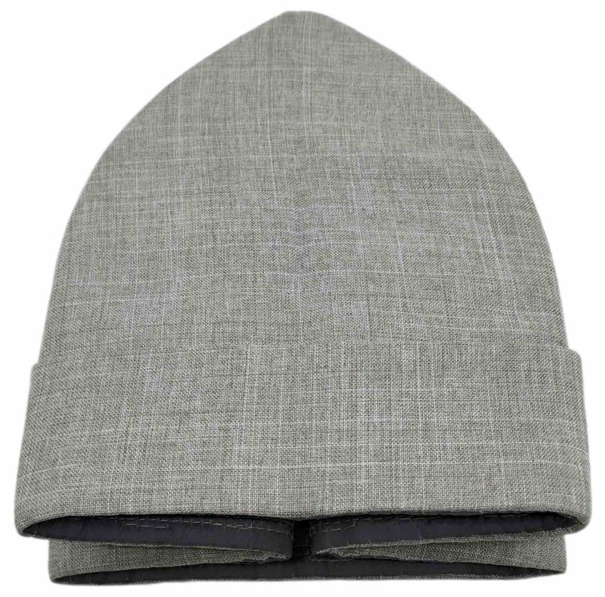 Scufie de vară cu margine întoarsă, in-gabardină