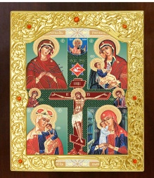 Icoana Maicii Domnului: „În patru părți”