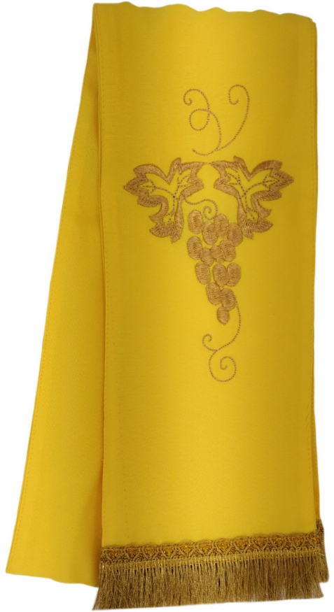 Semn de carte „Strugure” galben