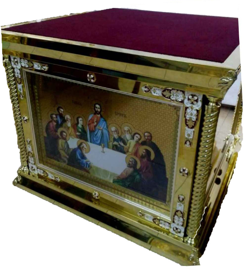 Văl pentru altar 100х100 (interior) icoane tipărite pe bulat