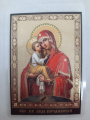 Icoană laminată a Maicii Domnului „Pociaevskaia” cu ramă