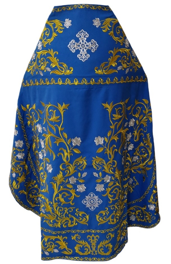 Vesminte preoțești brodate pe gabardin, cu mijloc brodat și galon brodat