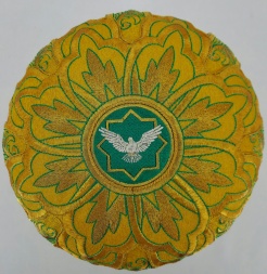 Mitră „Galun cu evangheliști” brocart