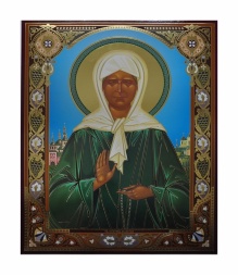 Icoană a Fericitei Matrona din Moscova 30х40