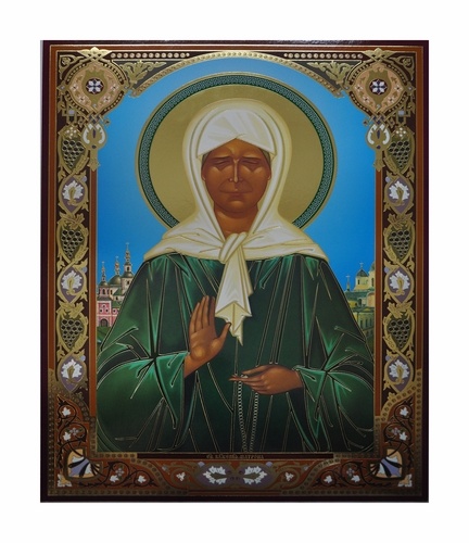 Icoană a Fericitei Matrona din Moscova 30х40