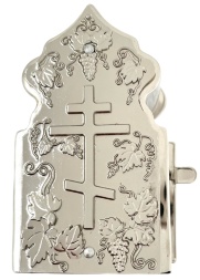 Chivot pentru Împărtășanie, nichelat 9,5х5,7cm