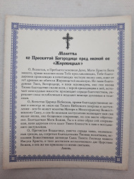 Icoana Maicii Domnului „Zhirovitskaia”