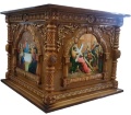 Vesminte pentru Altar. Cadru din lemn