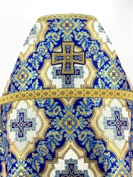 Veșmânt preoțesc din brocart cu galon aplicat