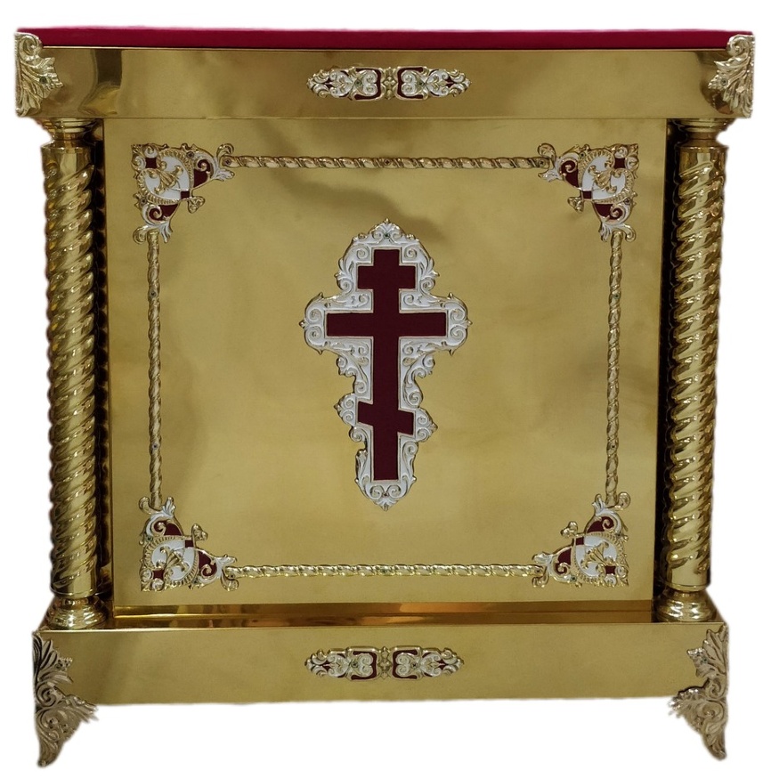 Suport pentru relicvar sau pentru disc de turnare 80×25,5cm (înălțime 75,5cm)