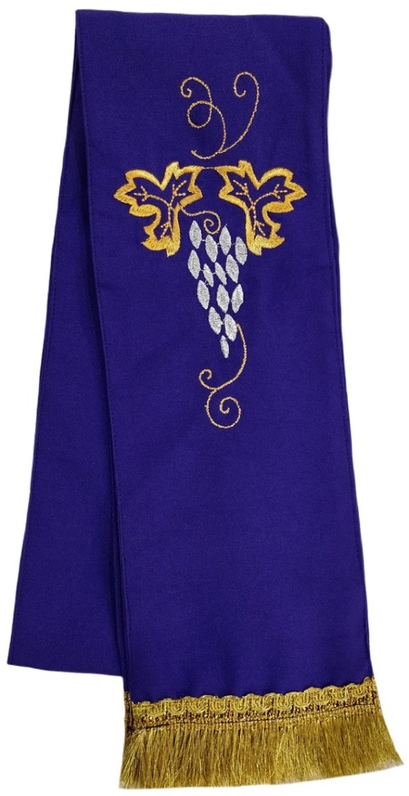 Semn de carte „Strugure” violet