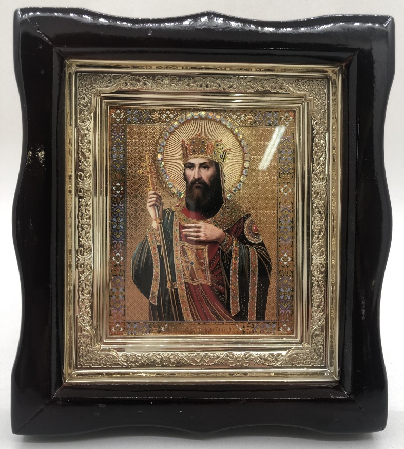 Icoană Sfântul Ierarh Întocmai cu Apostolii Cneazul Constantin 19x17